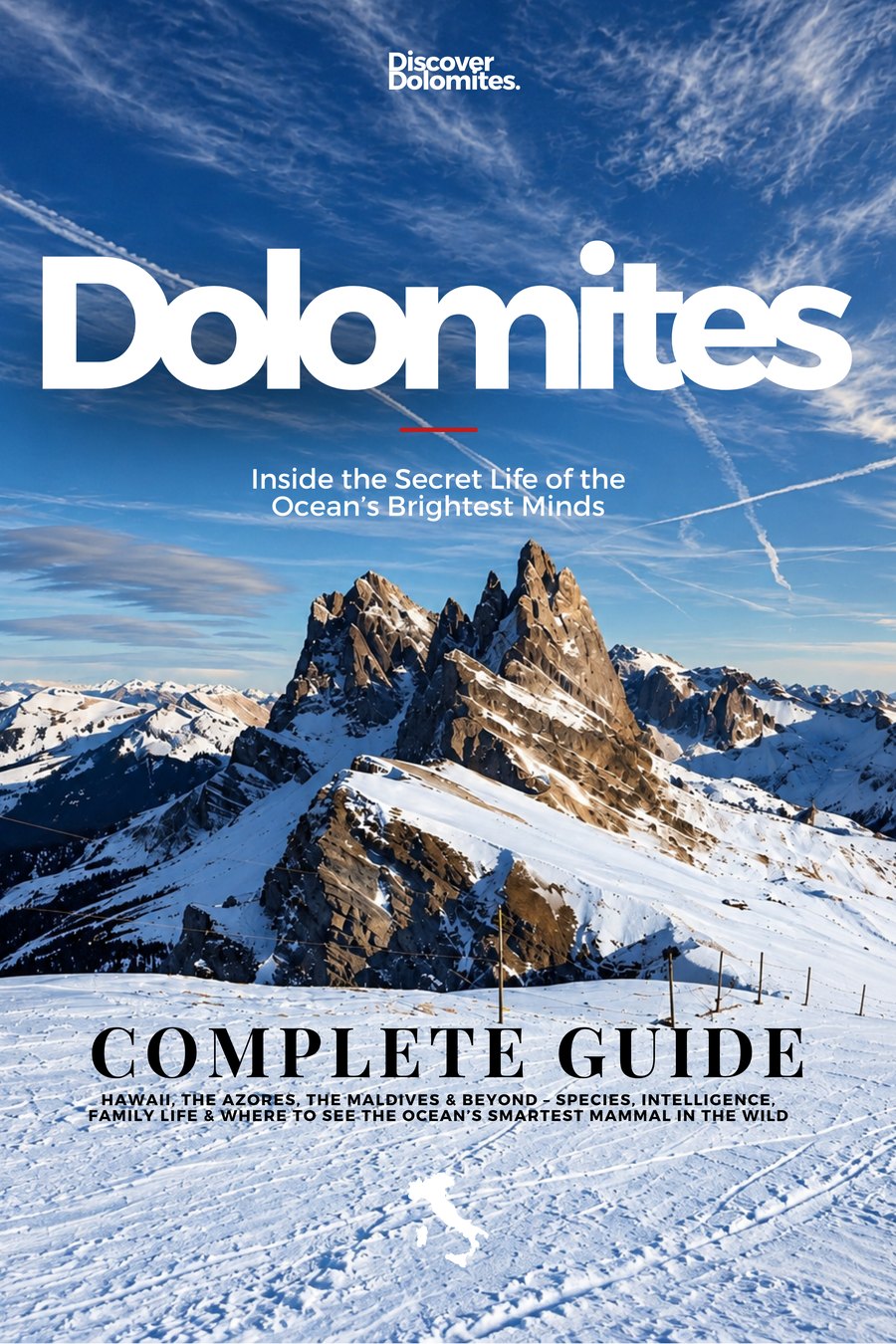 Cover of Discover Dolomites, Winter Edition
